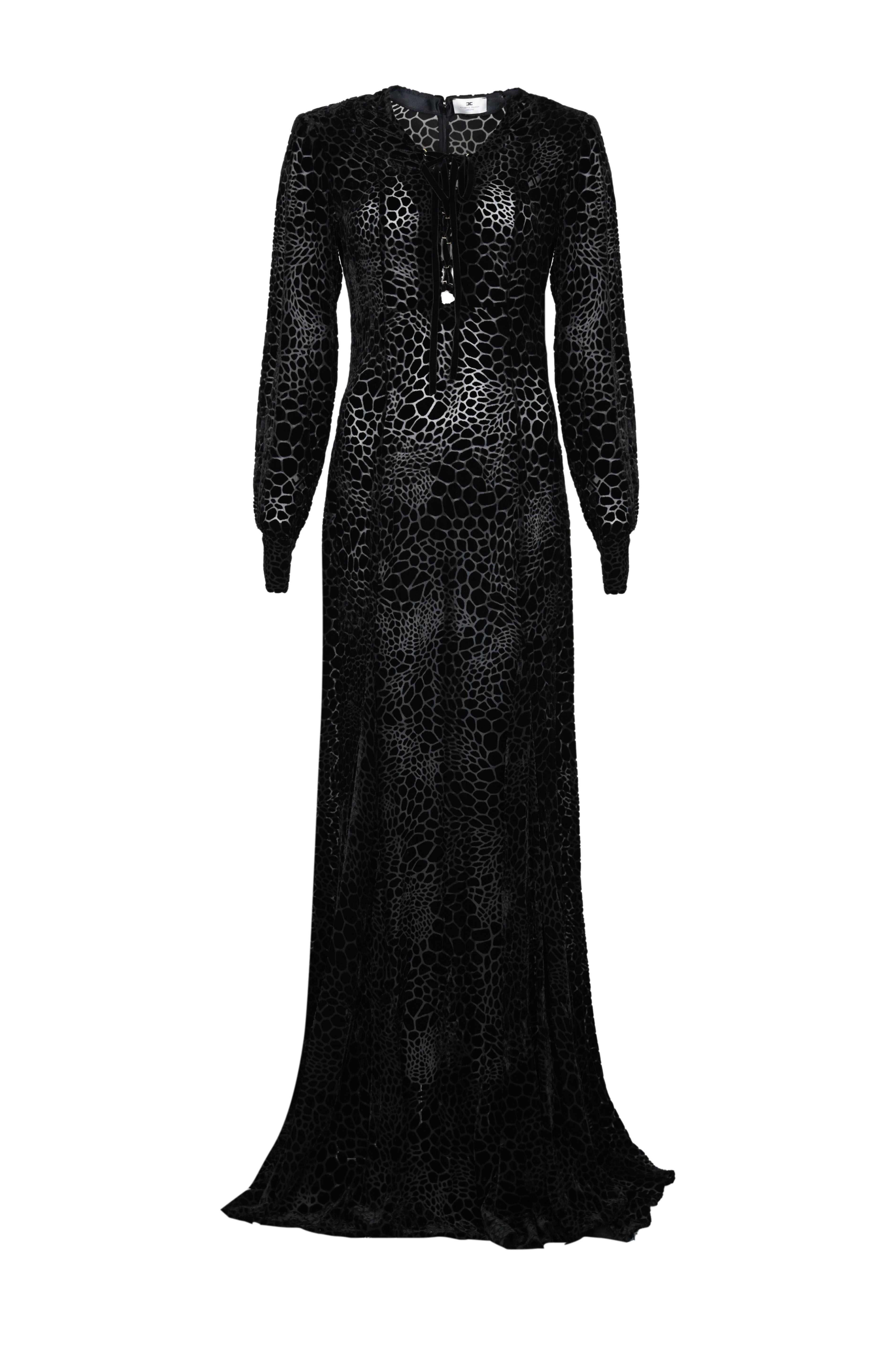 Abito Red Carpet in velluto devore' Elisabetta Franchi ABR4557E2