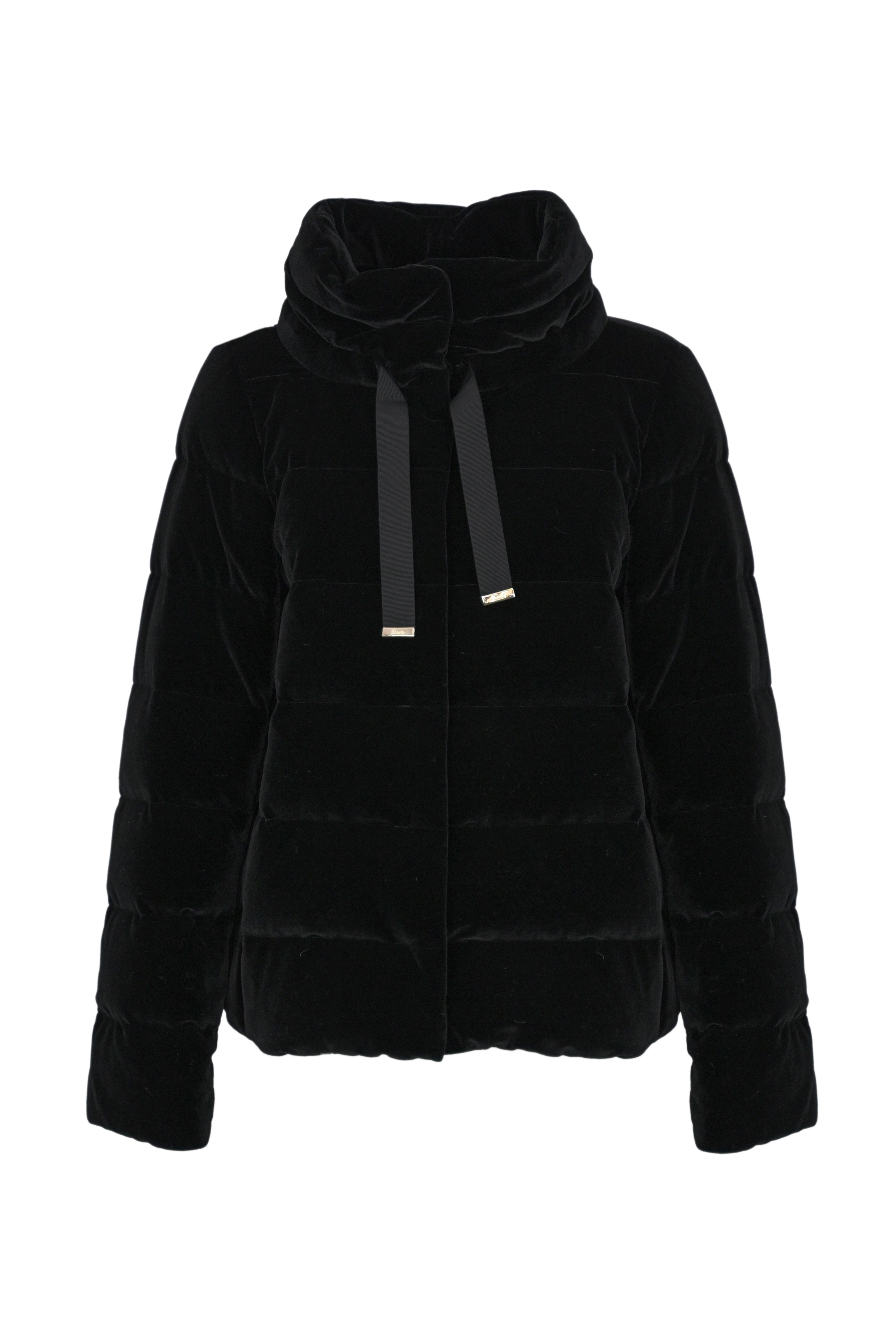 Piumino in velluto Nero Herno PI002180D 15020S 9300 Claudio Miceli