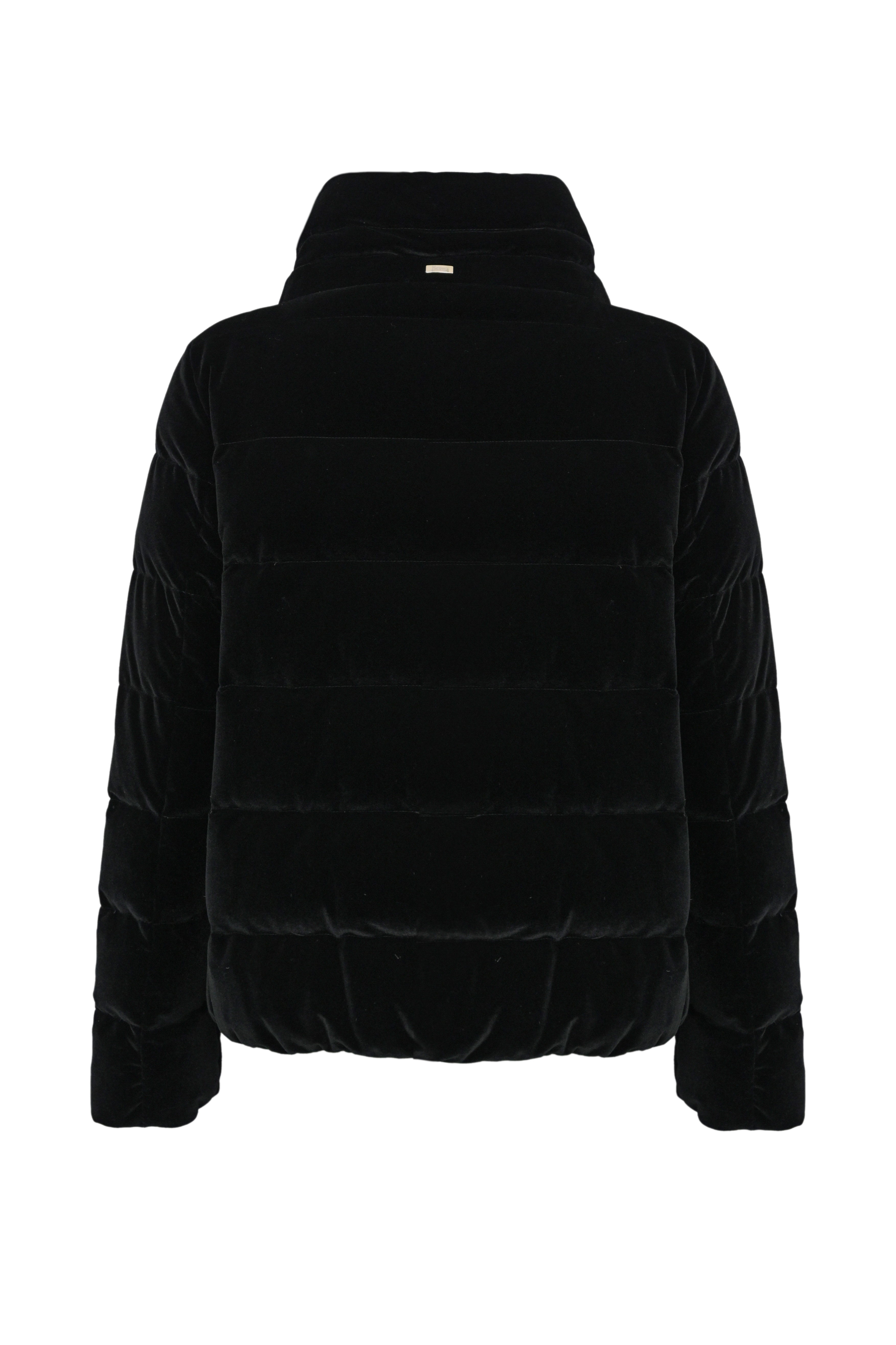 Piumino in velluto Nero Herno PI002180D 15020S 9300 Claudio Miceli
