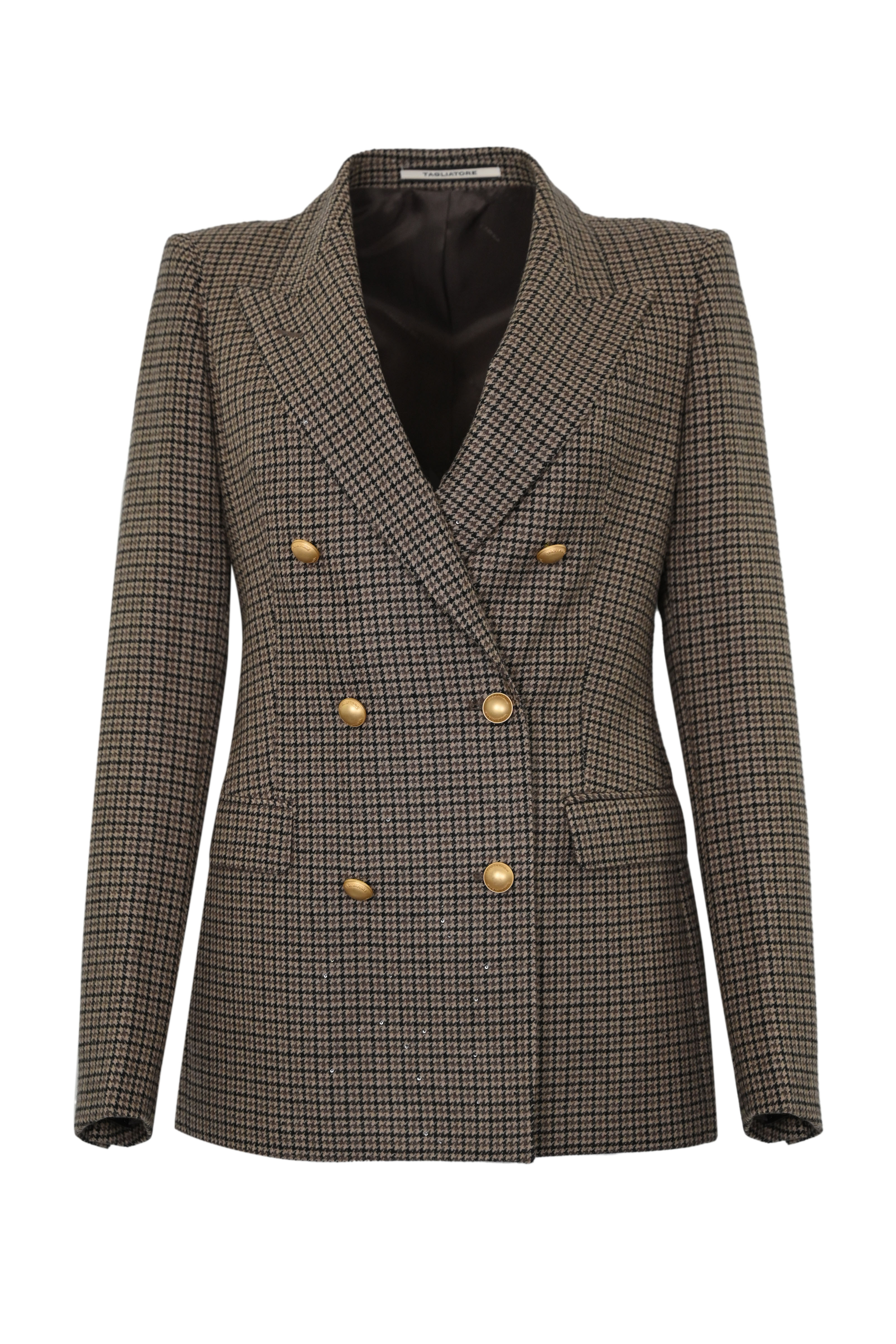 Giacca Parigi in lana con paillettes<BR/> Tagliatore J-PARIGI10B