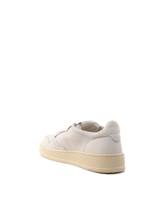 Sneakers Autry Medalist Low in pelle di capra bianco AUTRY | AULMGG04