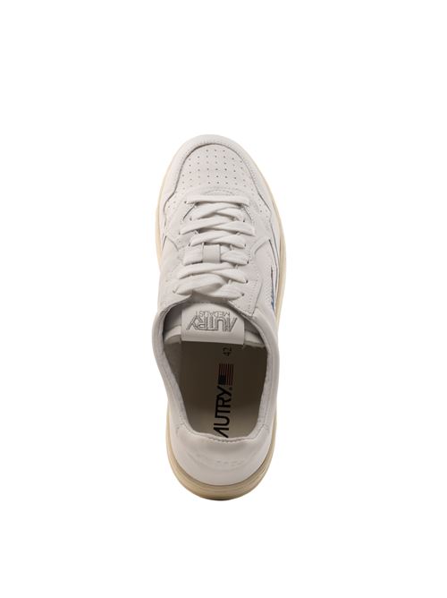 Sneakers Autry Medalist Low in pelle di capra bianco AUTRY | AULMGG04