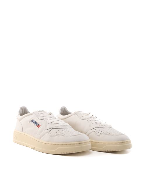 Sneakers Autry Medalist Low in pelle di capra bianco AUTRY | AULMGG04