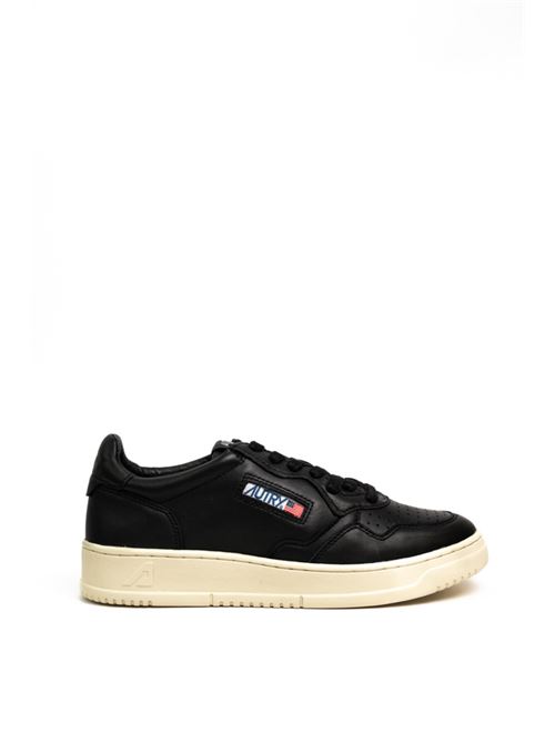 Sneakers Autry Medalist Low in pelle di capra nera AUTRY | AULMGG05