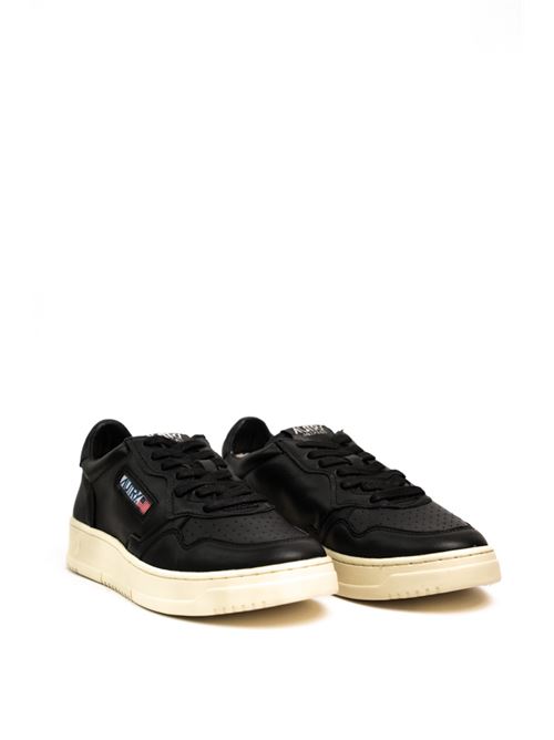 Sneakers Autry Medalist Low in pelle di capra nera AUTRY | AULMGG05