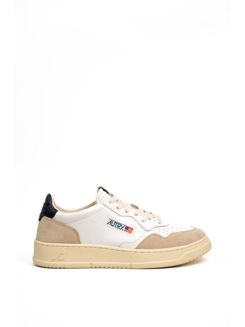 Sneakers Autry Medalist Low in pelle e suede Bianco/Blu AUTRY | AULMLS28