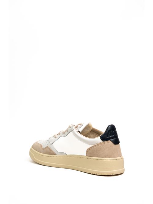 Sneakers Autry Medalist Low in pelle e suede Bianco/Blu AUTRY | AULMLS28