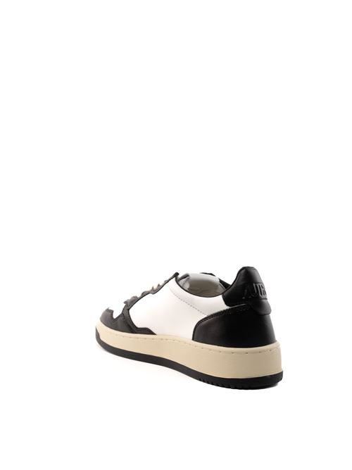 Sneakers Autry Medalist Low in pelle bicolor White/Black AUTRY | AULMWB01