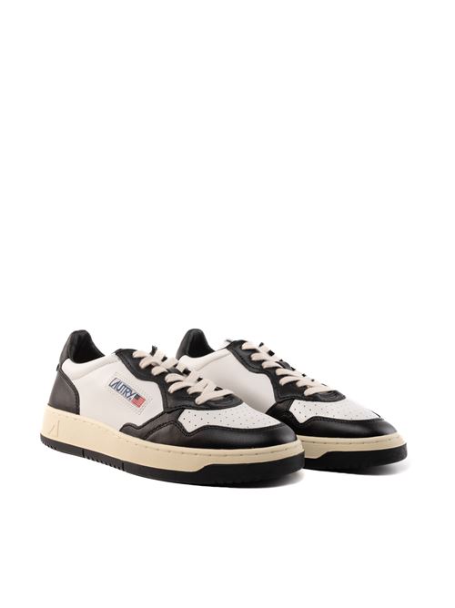 Sneakers Autry Medalist Low in pelle bicolor White/Black AUTRY | AULMWB01