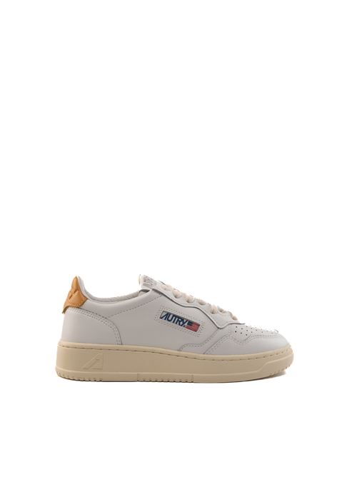 Sneakers Autry Medalist Low in pelle Bianco/Miele AUTRY | AULWLL70