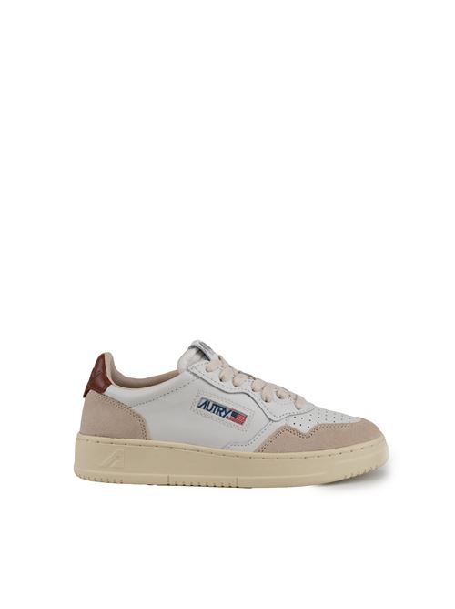 Leat/suede wh/coco shl