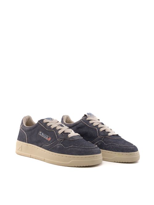 Sneakers Autry Medalist Low in suede Blu China AUTRY | AULWS409