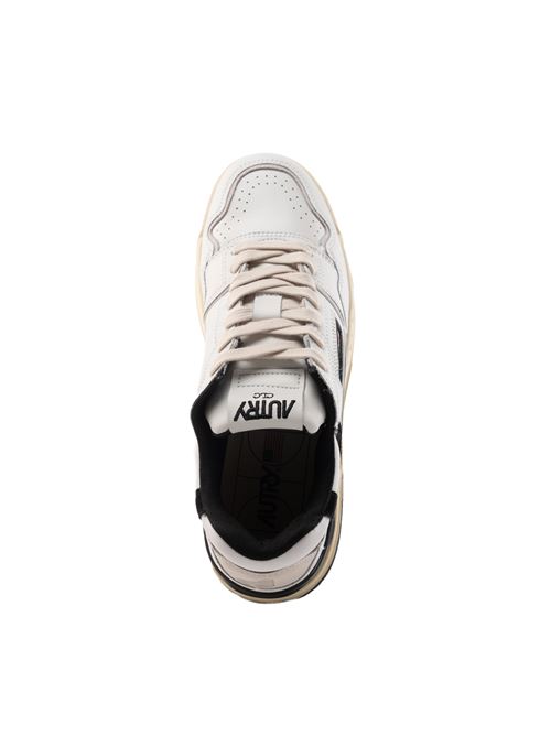 Sneakers Autry CLC in pelle e suede White/Black AUTRY | ROLMMM04