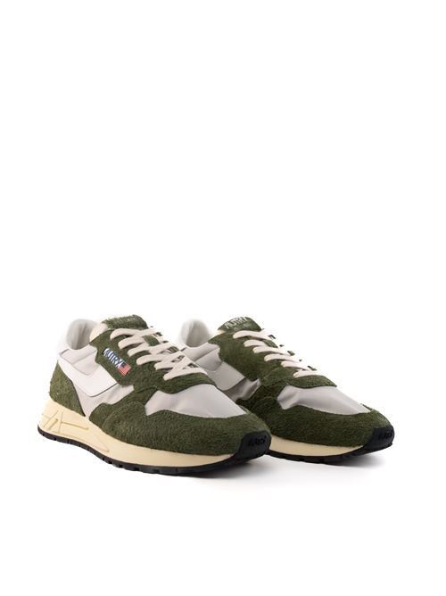 Sneakers Autry Reelwind Low in nylon e suede bianco e verde AUTRY | WWLMHN04