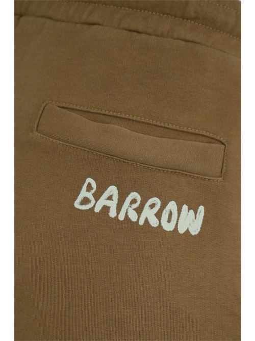 Pantalone cargo in felpa di cotone marrone Barrow | F4BWUAFP059BW028