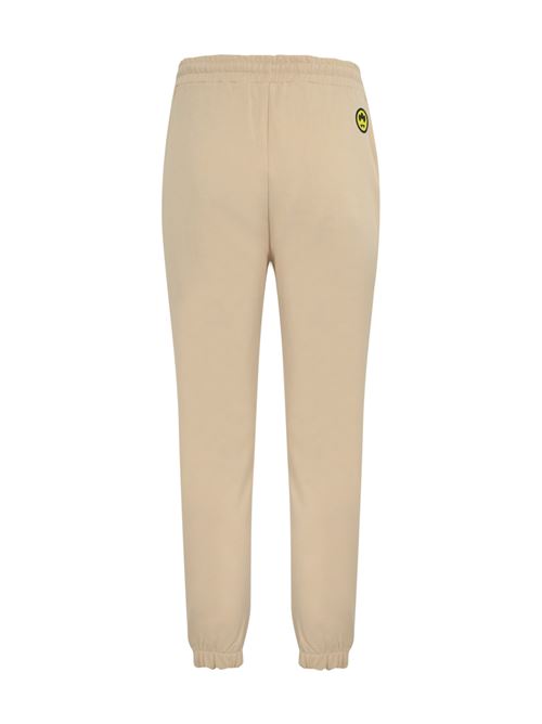 Pantalone joggers in cotone beige Barrow | F4BWUAFP135092