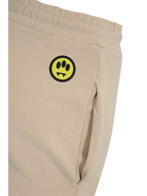 Pantalone joggers in cotone beige Barrow | F4BWUAFP135092