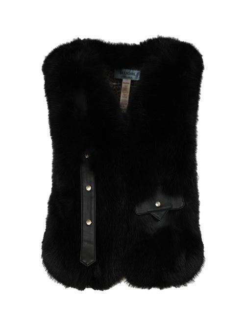 Gilet in faux fur con cinturini BLUGIRL | PF4018T030022222