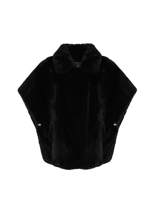 Cappa in faux fur nero BLUGIRL | PF4021T030022222