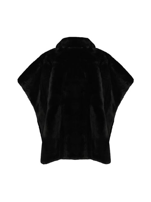 Cappa in faux fur nero BLUGIRL | PF4021T030022222