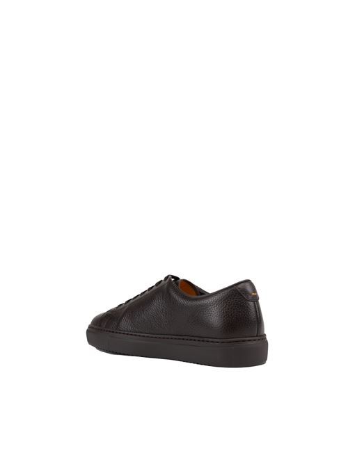 Sneakers in pelle martellata marrone DOUCAL'S | DU3341ROGEUV235TM02