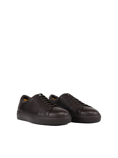 Sneakers in pelle martellata marrone DOUCAL'S | DU3341ROGEUV235TM02