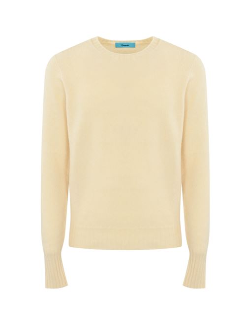 Maglione girocollo in cashmere crema DRUMOHR | D4W103125