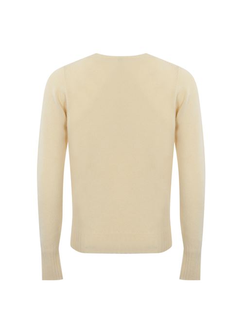 Maglione girocollo in cashmere crema DRUMOHR | D4W103125