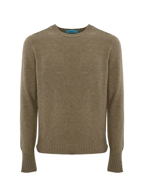 Maglione girocollo in cashmere sabbia DRUMOHR | D4W103540