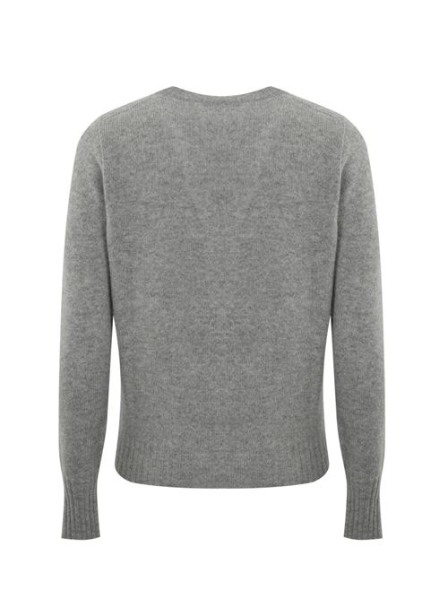 Maglione girocollo in cashmere grigio DRUMOHR | D4W103620