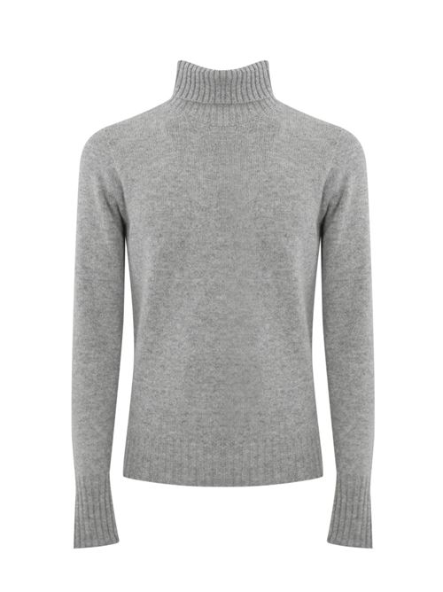 Maglione dolcevita in lana grigio DRUMOHR | D4W404N620