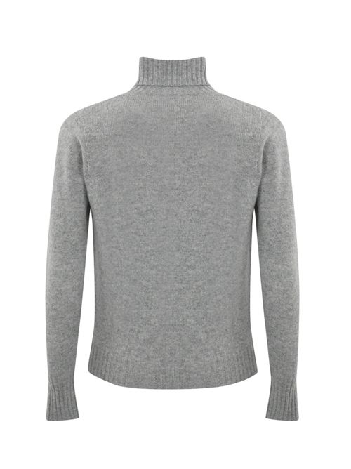 Maglione dolcevita in lana grigio DRUMOHR | D4W404N620