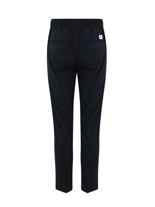 Pantalone in tessuto tecnico blu navy PMDS | F25P41837040060