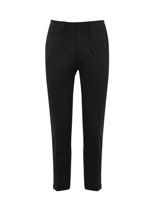 Pantalone in tessuto tecnico nero PMDS | F25P42007040020