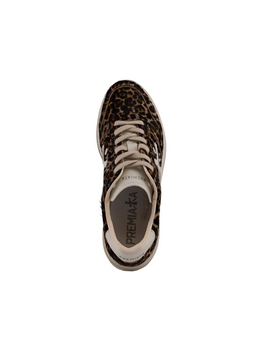 Sneakers Micol 7034 in pelle rasata animalier PREMIATA | MICOL7034