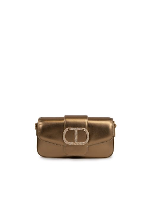 Borsa mini Amie in pelle oro TWINSET | 242TD802010366