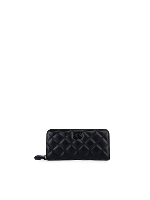 Portafoglio Cecile Quilted similpelle nero TWINSET | 242TD815400006