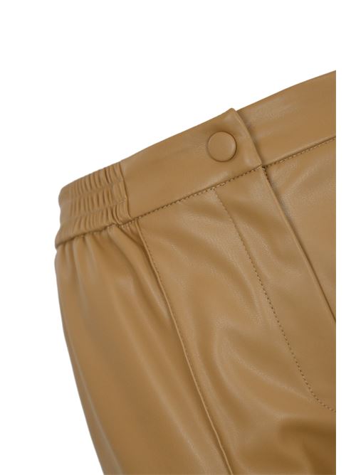 Pantalone effetto pelle Sabbia TWINSET | 242TP220111754