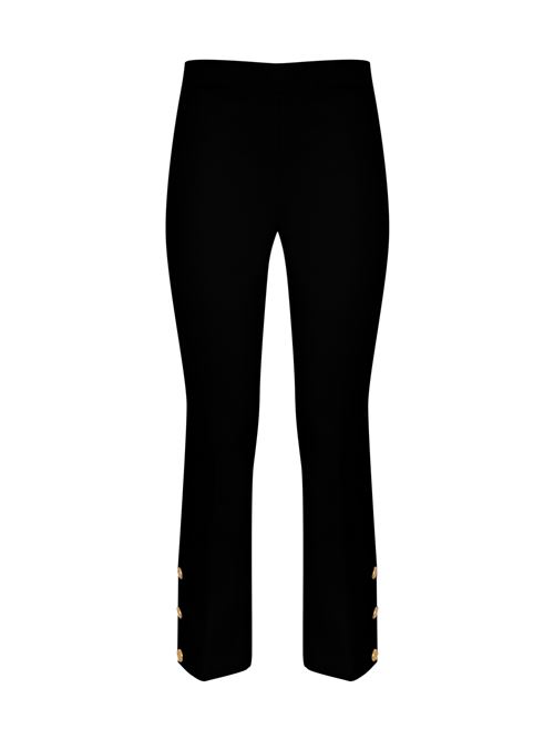 Pantalone con bottoni oval t Nero TWINSET | 242TP224700006