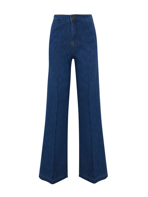 Pantalone in denim wide leg sartoriale TWINSET | 242TP261200078