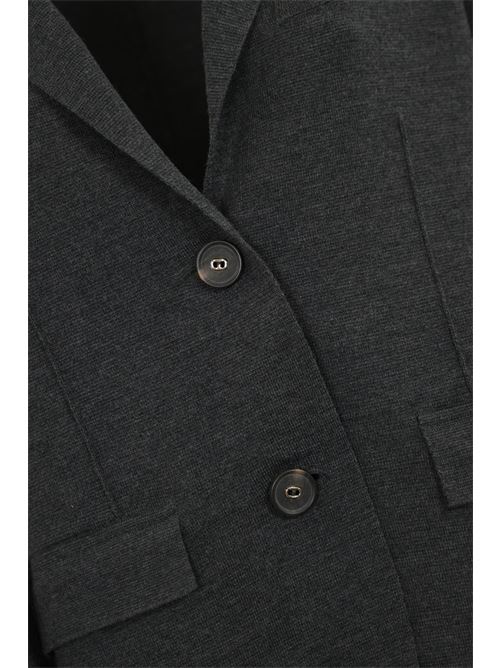 Blazer morbido in lana grigio TWINSET | 242TT324012030