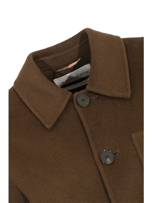 Giacca caban in lana e cachemire Moro AMARANTO | B6F001069