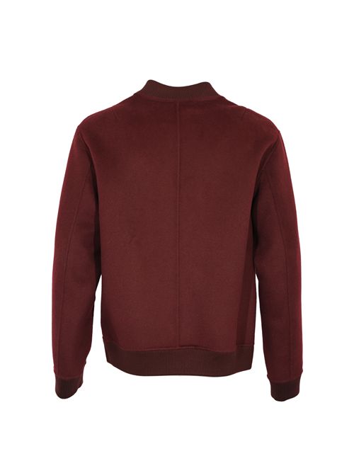 Bomber in lana Melanzana AMARANTO | B6F001139