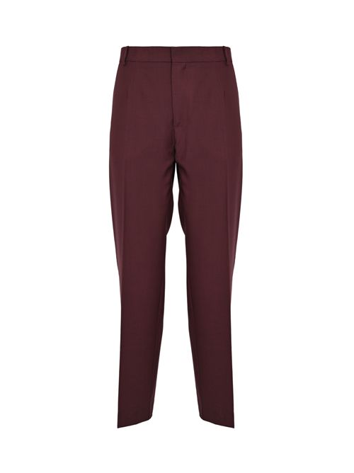 Pantalone chino in cotone AMARANTO | B6F003439