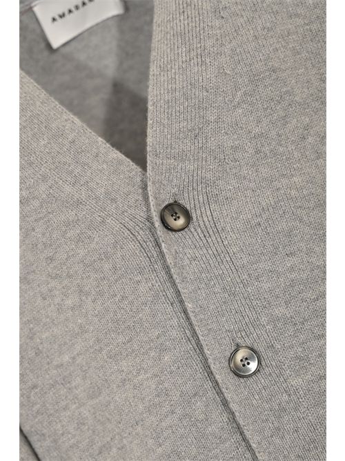 Cardigan in pura lana AMARANTO | B9F0047430