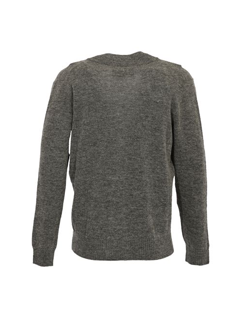 Cardigan in lana Antracite AMARANTO | B9F005995