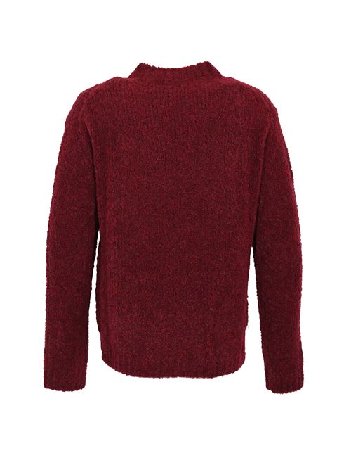Maglione in misto lana AMARANTO | B9F007839
