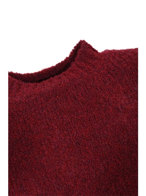 Maglione in misto lana AMARANTO | B9F007839