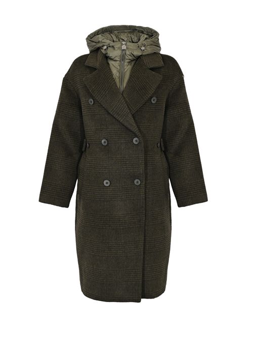Cappotto doppiopetto in lana e nylon AMOSA | A25FWCT05U.V.
