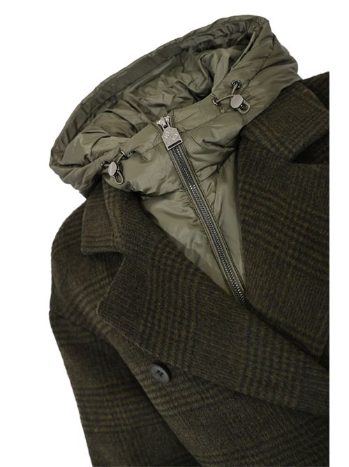 Cappotto doppiopetto in lana e nylon AMOSA | A25FWCT05U.V.